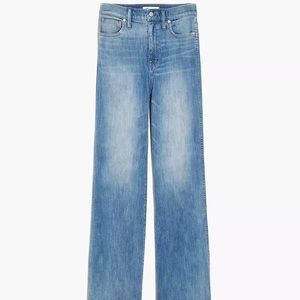 Madewell high-rise flare jeans in arbordale wash